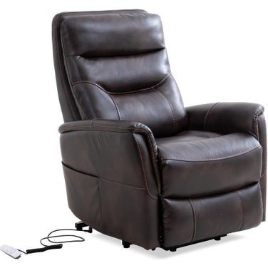 Parker Living Gemini Truffle Power Lift Recliner With Articulating Headrest
