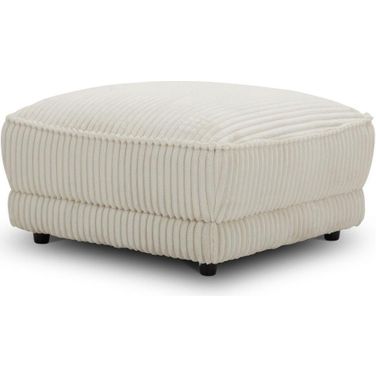 Parker Living Utopia Mega Ivory Ottoman With Casters