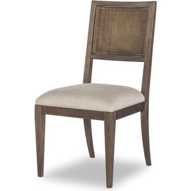 Parker Side Chair In Dark Brown