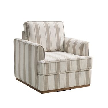 Parker Swivel Armchair In Moss
