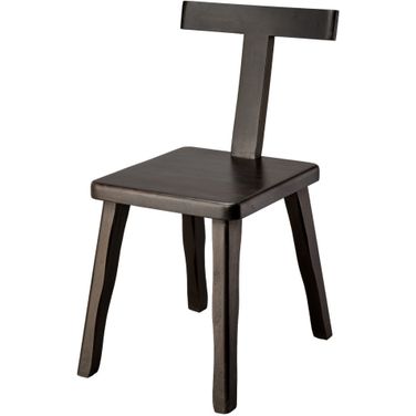 Parlor Mango Wood Chair In Black