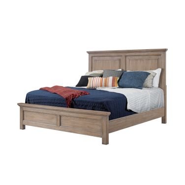 Parson Creek Queen Panel Bed in Milk-Paint Oak