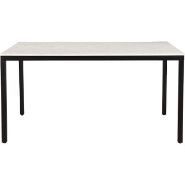 Parson Dining Table In White Marble
