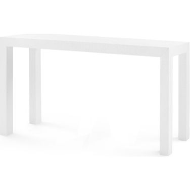 Parsons Large Console In Chiffon White
