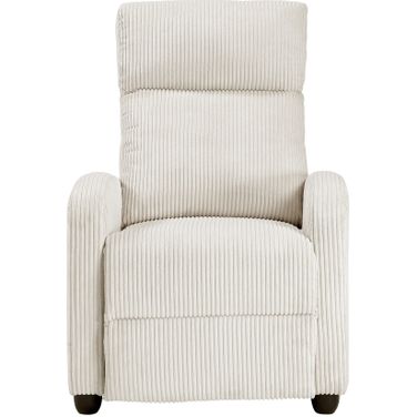 Parsons Push Back Reclining Chair In Beige