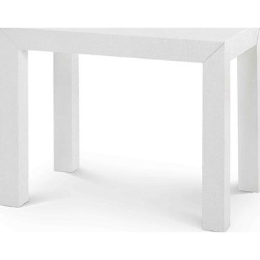 Parsons Side Table In Chiffon White