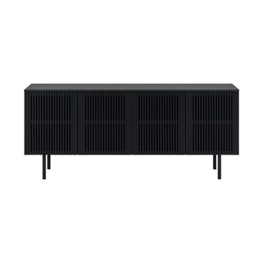 Pasadena 4 Door Buffet Cabinet In Black