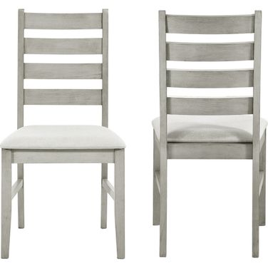 Pascal Ladderback Dining Chair Set of 2 In Driftwood