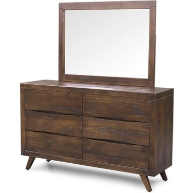 Pasco Dresser and Mirror In Brown