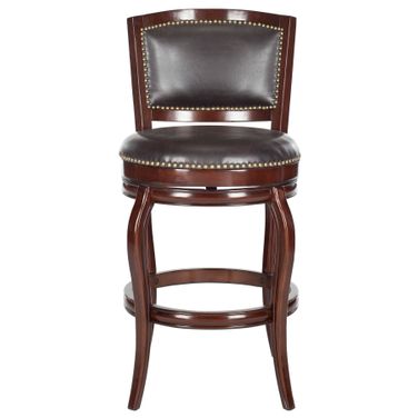 Pasquale Sierra Brown Swivel Bar Stool
