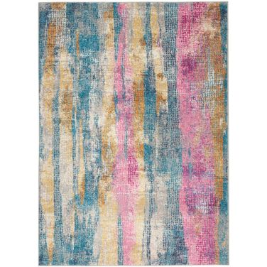 Passion Grey and Multicolor 5'3" x 7'3" Area Rug
