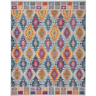 Passion Multicolor 8' x 10' Bohemian Area Rug
