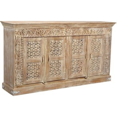 Carter Patel 4 Door Sideboard In Natural