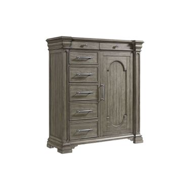 Paterson 1 Door and 7-Drawer Chest In Grey