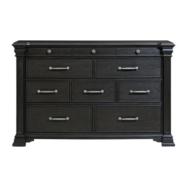 Paterson 10-Drawer Dresser In Black
