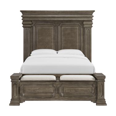 Paterson Queen Storage Bed In Grey