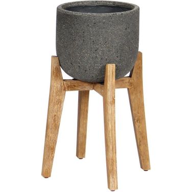 Patio Small Round Standing Pot