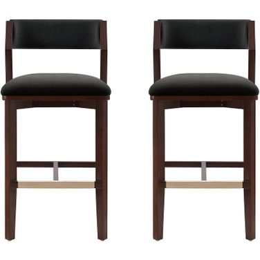 Patricia Barstool Set of 2 In Black