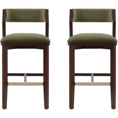 Patricia Barstool Set of 2 In Turtle Green