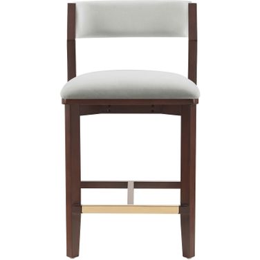 Patricia Counter Stool In White Glacier