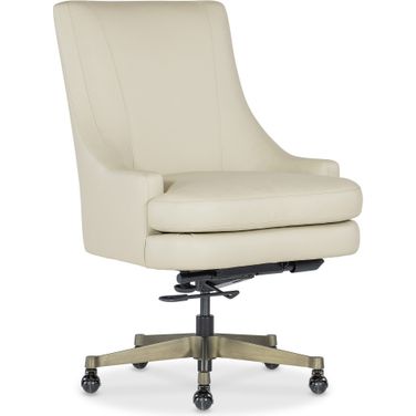 Paula Executive Swivel Tilt Chair In Beige