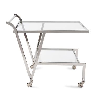 Paulin Bar Trolley In Silver