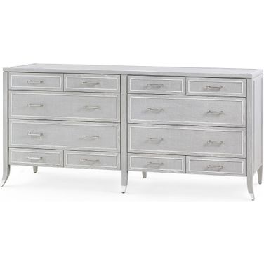 Paulina 12-Drawer In Soft Gray