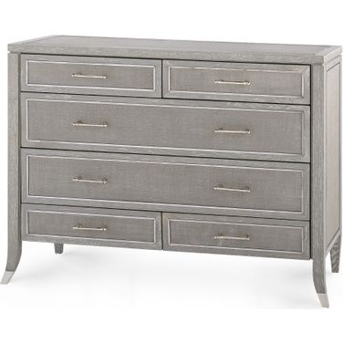 Paulina Large 6-Drawer In Soft Gray
