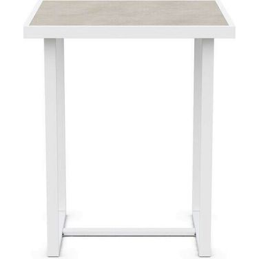 Pavia 35 Inch Bar Table In Matte White