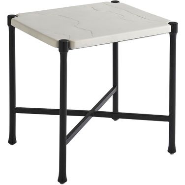 Pavlova Rectangular End Table In Graphite