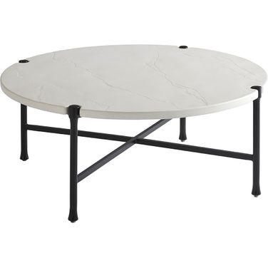Pavlova Round Cocktail Table In Graphite