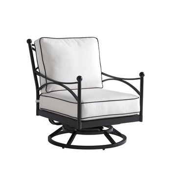 Pavlova Swivel Lounge Chair In Graphite