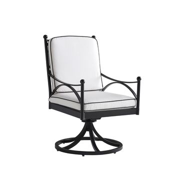 Pavlova Swivel Rocker Dining Chair In Graphite