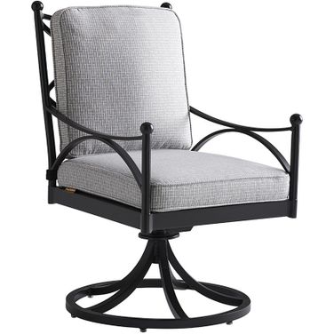 Pavlova Swivel Rocker Dining Chair In Graphite