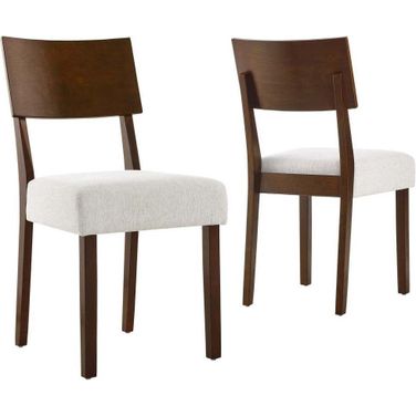Pax Wood Dining Side Chair Set of 2 In Ivory