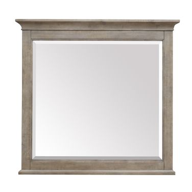 Paxton Place Dovetail Grey Landscape Mirror