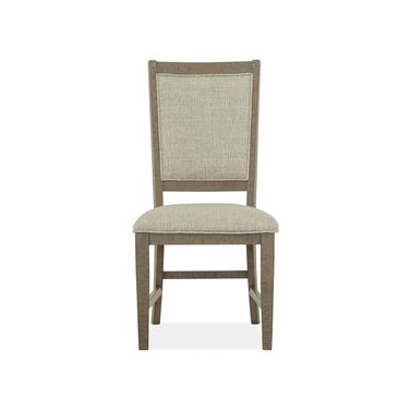 Paxton Place Step Upholstered Side Chair Set of 2 In Dovetail Grey
