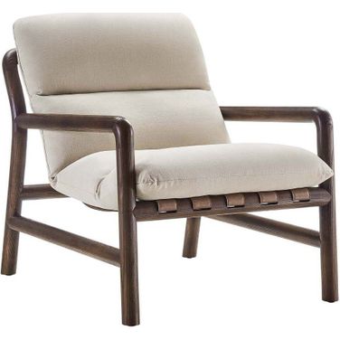 Paxton Wood Sling Chair In Dune
