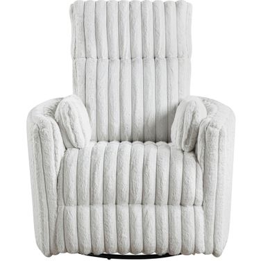 Payton Swivel Glider Reclining Chair In Gray