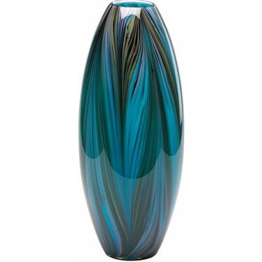 Peacock Feather Vase