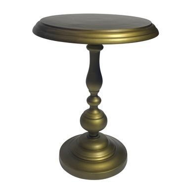 Pearson Metal Accent Table In Antique Brass