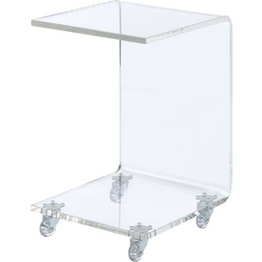 Peek Clear Acrylic Snack Table