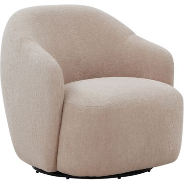 Peitra Boucle Accent Chair In Oatmeal