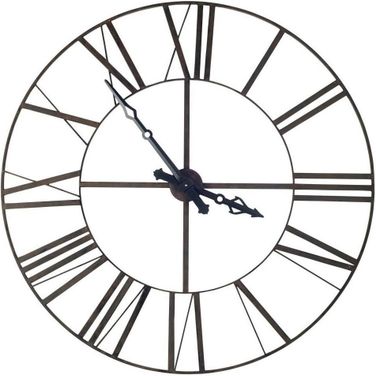 Pender 50 Inch Round Giant Oversized Wall Clock In Matte Black