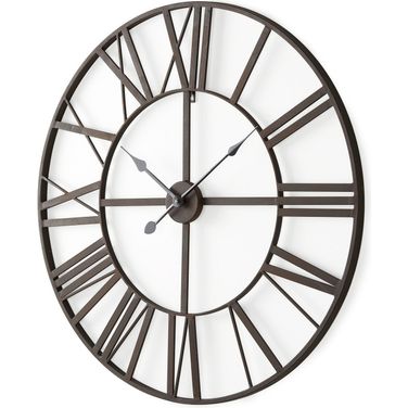 Pender 30 Inch Wall Clock In Brown