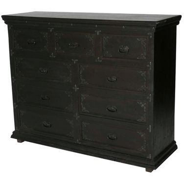 Pendleton 9-Drawer Dresser In Dark Brown
