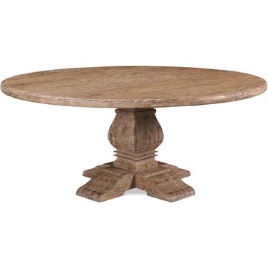 Pengrove 72 Inch Round Dining Table In Antique Oak