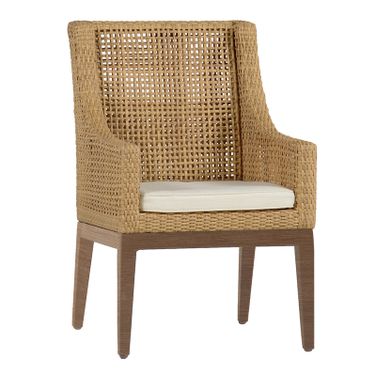 Peninsula Woven Arm Chair In Avila Navy