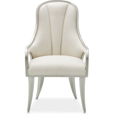 Penthouse Arm Chair Set of 2 In Ash Gray