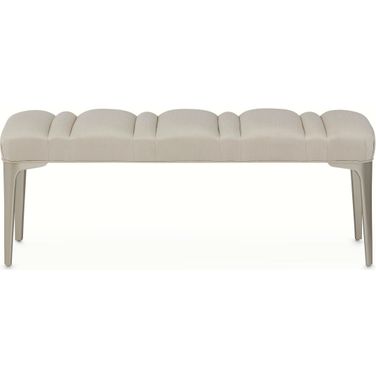 Penthouse Bed Bench In Ash Gray